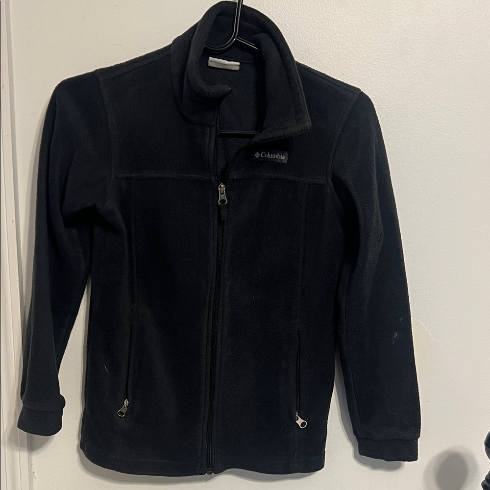 Columbia Kids Black Zip-Up Fleece Jacket